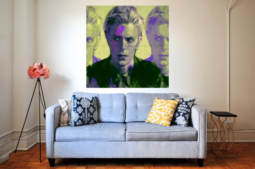 Bild 1 von Motiv David Bowie 3 Faces - 04  by Felix von Altersheim