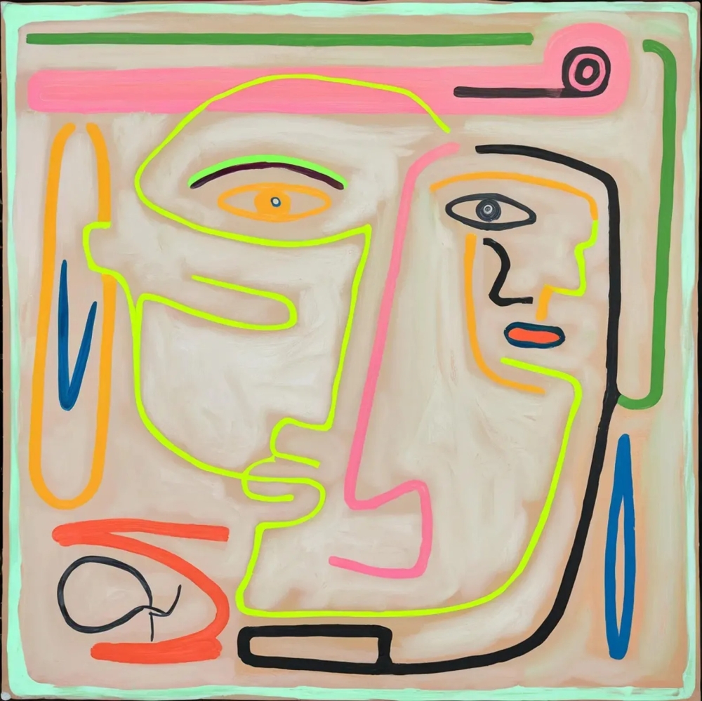 Bild 1 von Figurative Expressionismus Abstrakt Portrait Formen 07 Edition of 50 by Samuel Richter