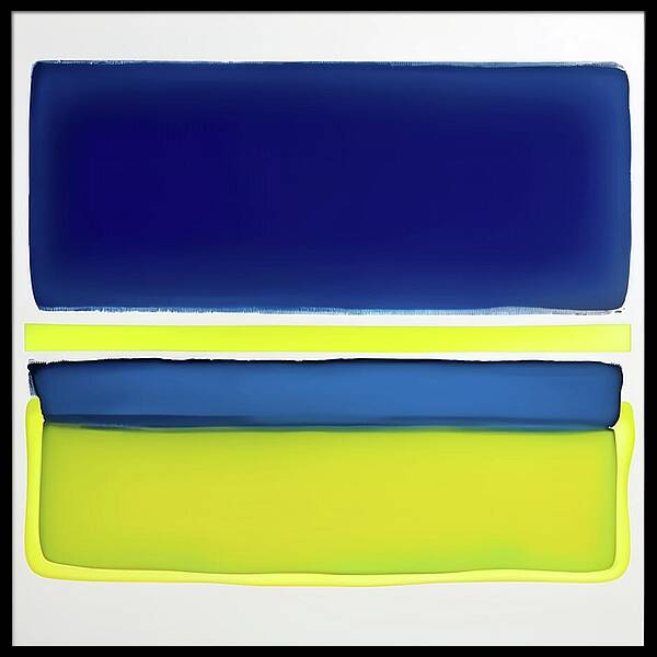 Bild 1 von Moderne Farbfeldmalerei Neon Farben M 104 by Team W 32