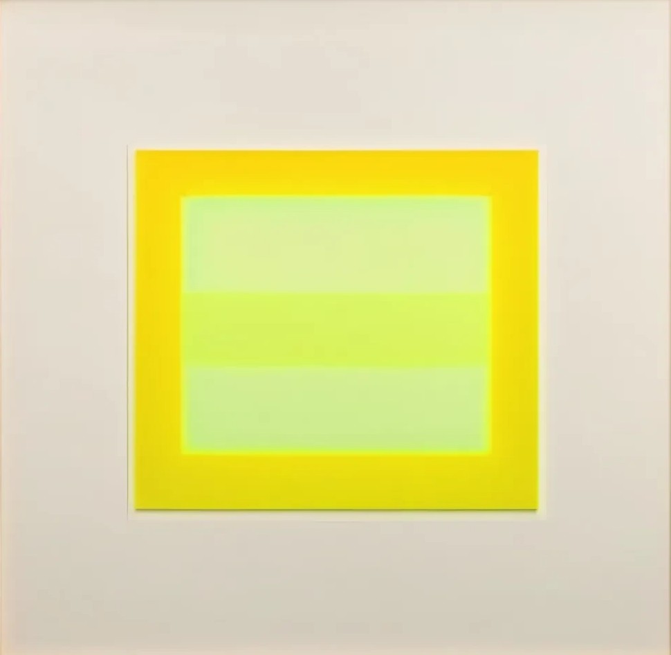 Bild 1 von Geometrie-  Bauhaus - Abstrakt - M59  / (Größe) 40x40 cm 2 cm Leinwand gespiegelt