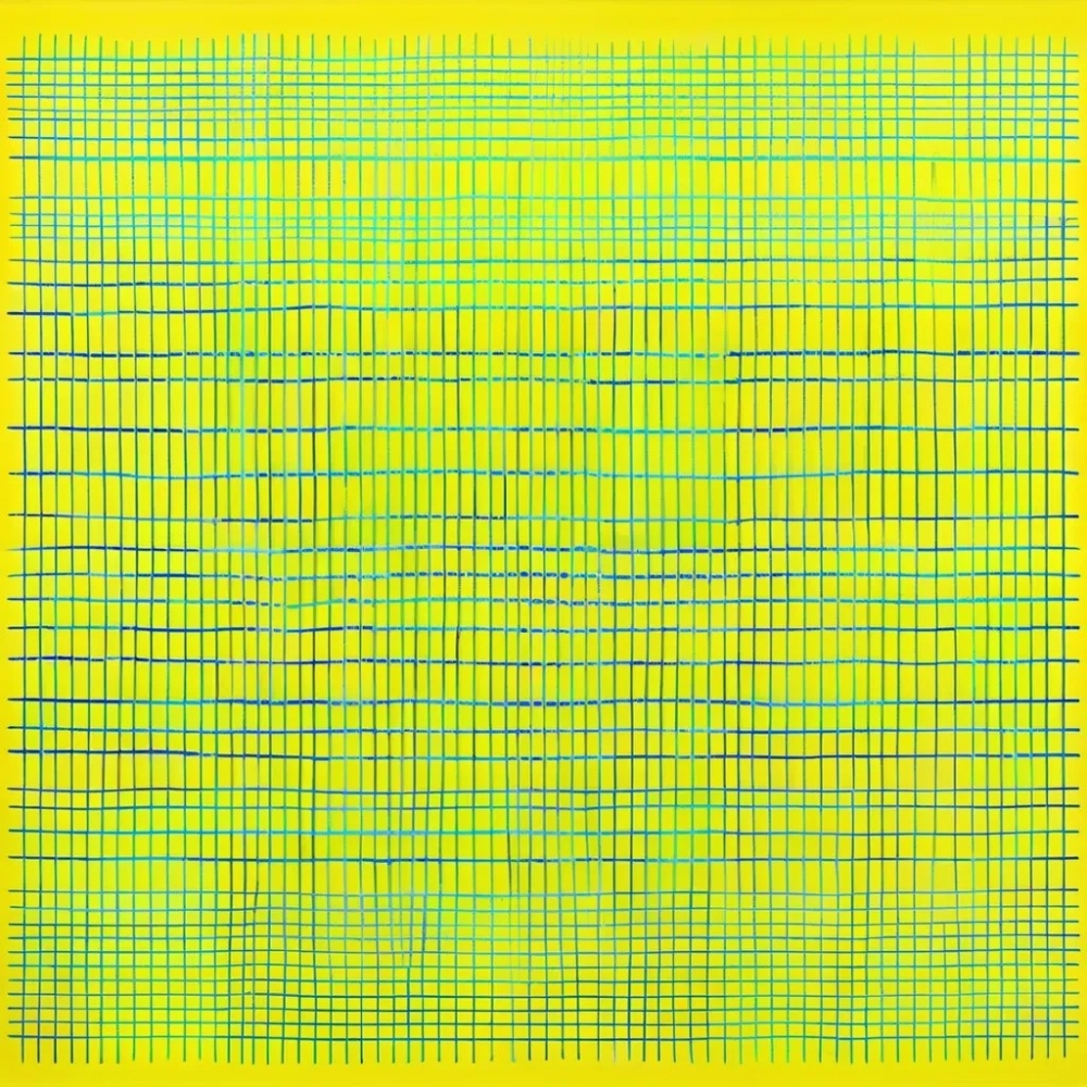 Bild 1 von Geometrie-  Bauhaus - Abstrakt - M34  / (Größe) 110x110 cm 2 cm Leinwand gespiegelt