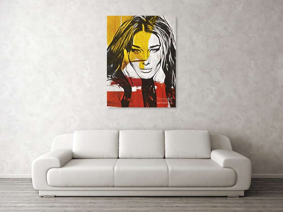 Bild 1 von Motiv Carla Bruni Abstrakt Game Urban by Felix von Altersheim