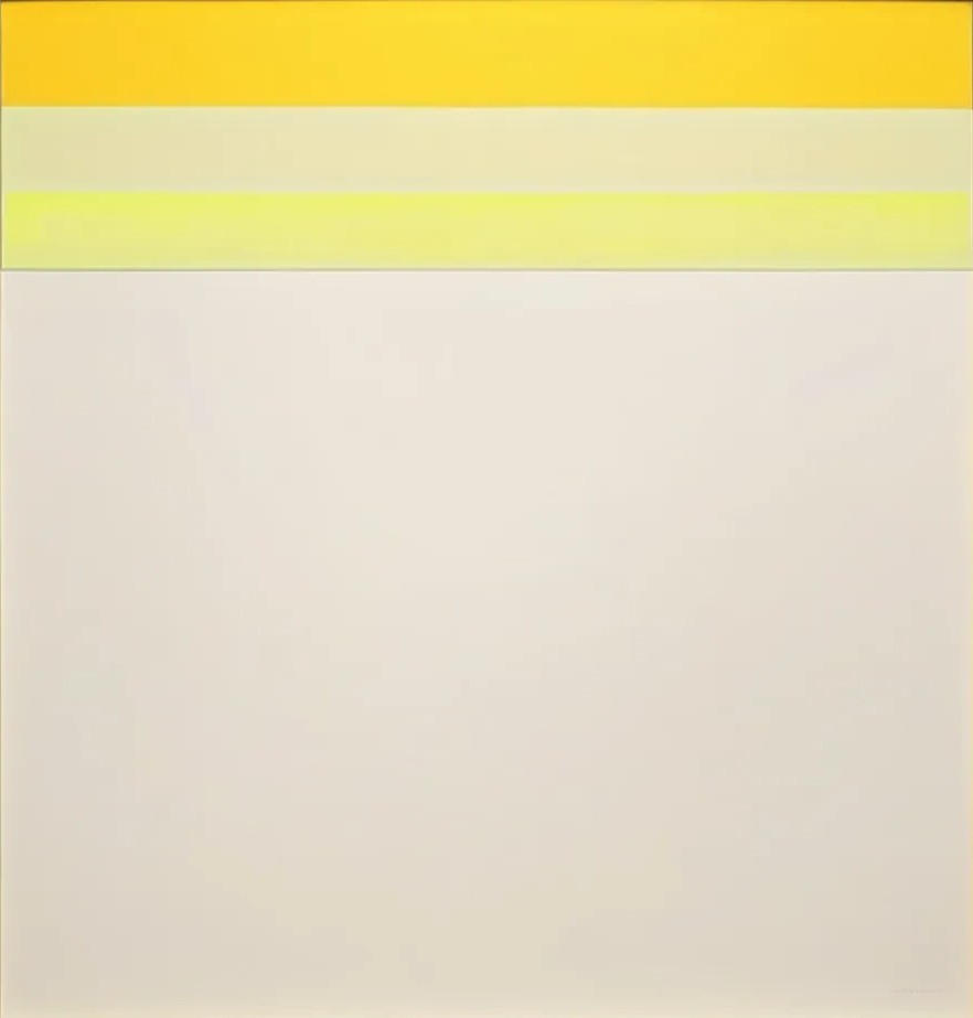 Bild 1 von Geometrie-  Bauhaus - Abstrakt - M53  / (Größe) 90x90 cm 2 cm Leinwand gespiegelt