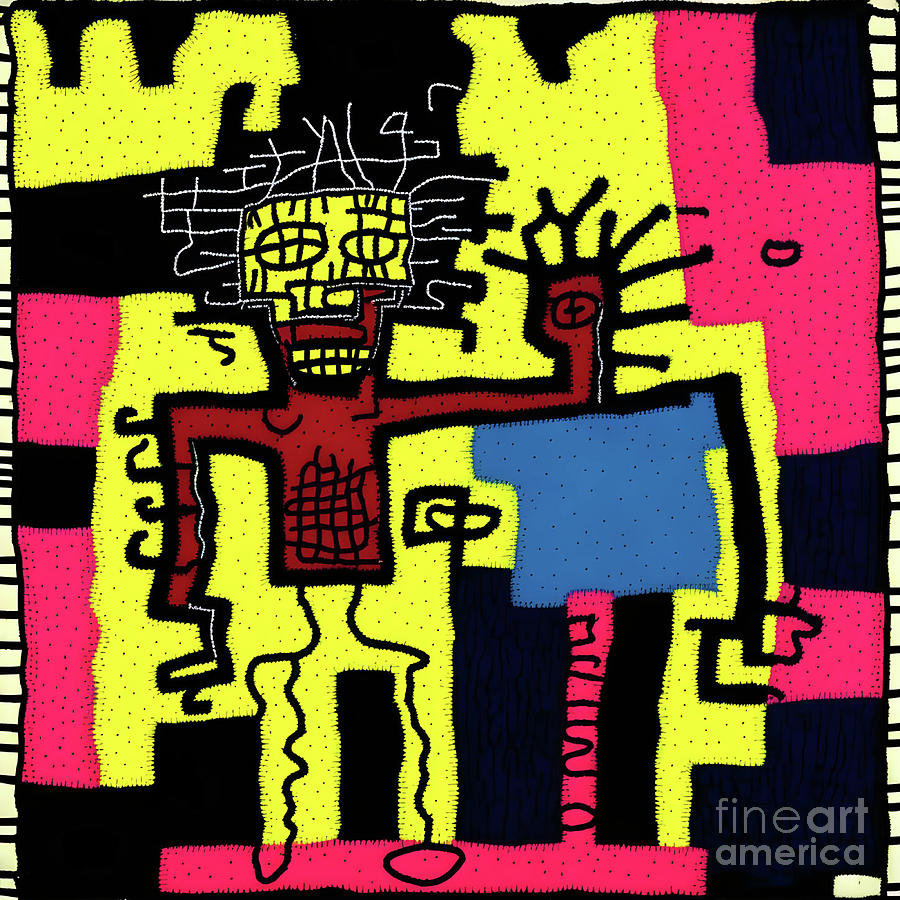 Bild 1 von Motiv Neonexpressionismus - Nr. 17 by ABC Artist  / (Größe) 110 cm x 110 cm 3 mm Alu Dibond inkl. Halteurngen beigelegt