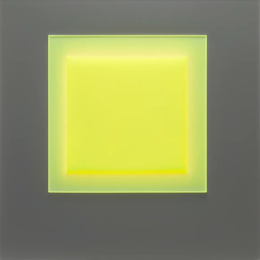 Bild 1 von Geometrie-  Bauhaus - Abstrakt - M52  / (Größe) 80x80 cm 2 cm Leinwand gespiegelt