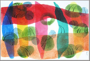Bild 1 von WV-Nr: 2015-12 ''Lucky balls' 2015, 40 x 60 cm, Acryl auf Leinwand