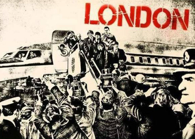 Bild 1 von Art-  with Love präsentiert - A good days flight 2009 by Mr. Brainwash - Siebdruck  / (Größe) ca.55 cm x 75 cm /22 inches x  30 inches Auflage 100/Signiert/Datiert/Nummeriert