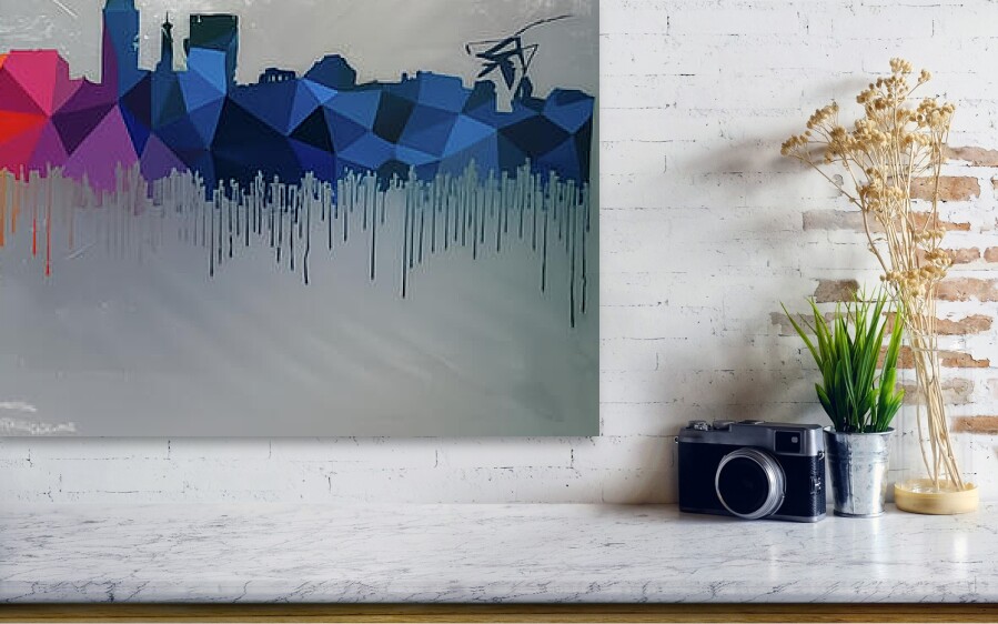 Bild 1 von Hommage Banksy - Skyline -  I Love München  - Silber Edition