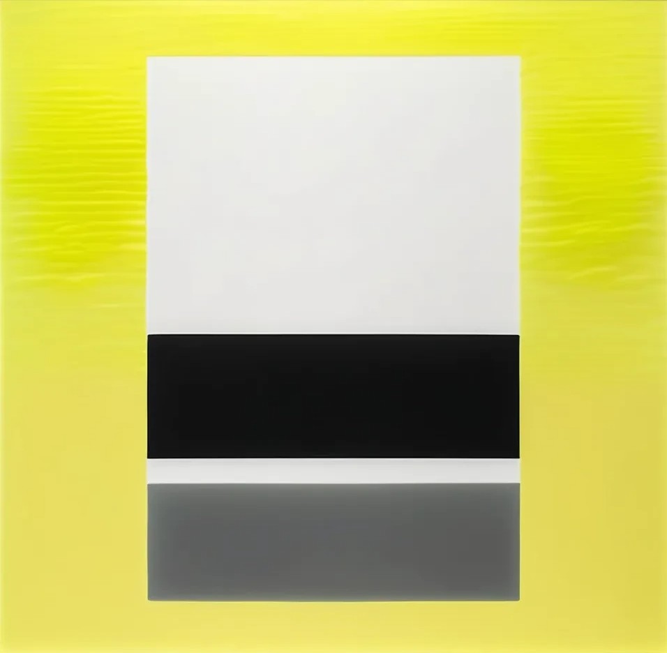 Bild 1 von Geometrie-  Bauhaus - Abstrakt - M54  / (Größe) 110x110 cm 2 cm Leinwand gespiegelt