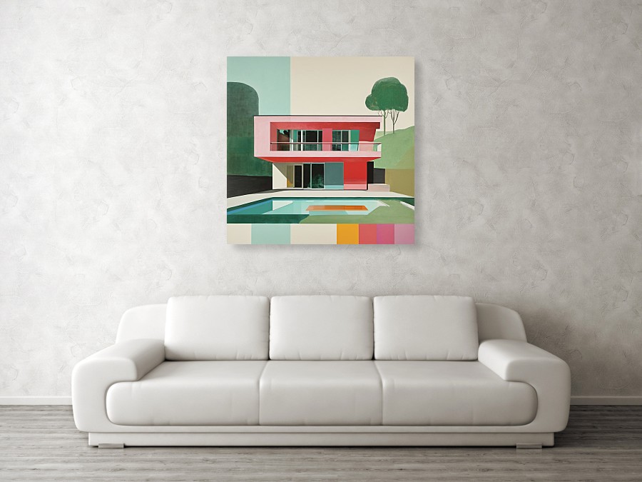 Bild 1 von Bauhaus - Pop Art Architektur Pool 02 -  by Felix von Altersheim