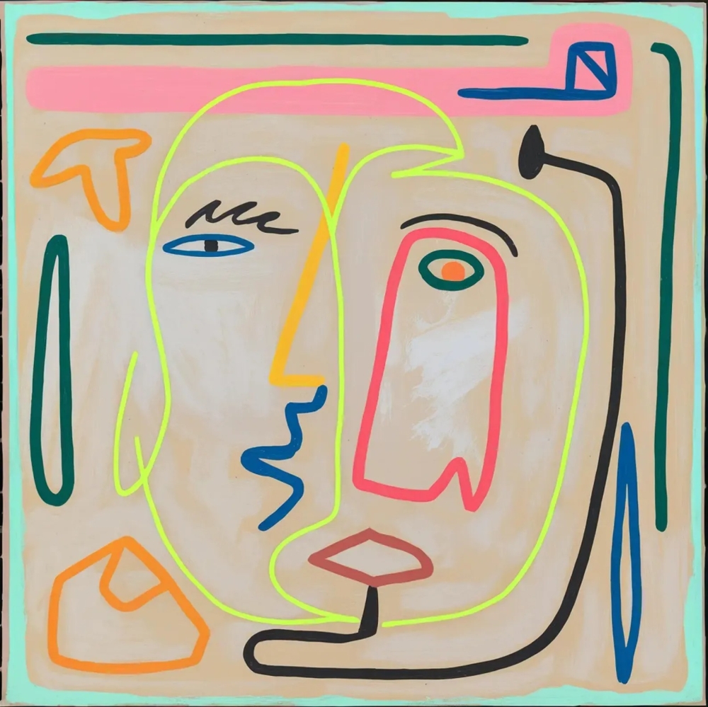 Bild 1 von Figurative Expressionismus Abstrakt Portrait Formen 09 Edition of 50 by Samuel Richter