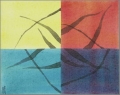 WV-Nr: 2008-22'Wellenbrecher'' 2022, 26 x 30 cm, Acryl auf Leinwand