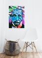 Bild 4 von Albert Einstein Punk Blau by Felix von Altersheim  / (Größe) Du hast einen anderen Wunsch? Schreib uns eine Nachricht! Dein Wandbild erhältlich ab: