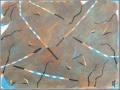 WV-Nr: 2020-25''Spielfeld'' 2020, 30 x 40 cm, Acryl auf Leinwand