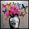 Bild 1 von Silber Edition Butterfly 01- Pigmentdruck auf Silber Alu/gerahmt Auflage 10/10