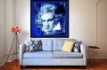 Bild 1 von Motiv  Beethoven Blau – Black Frame by Felix von Altersheim