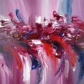 Bild 1 von Expressionismus - Abstrakt - 04  / (Größe) 90x90 cm 2 cm Leinwand gespiegelt