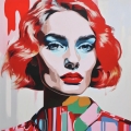 Bild 1 von Red Lady - Pop Art Girl  by Felix von Altersheim