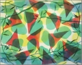 WV-Nr: 2013-02''broken star'' 2012, 110 x 140 cm, Acryl auf Leinwand