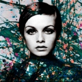 Bild 1 von Motiv Miss Twiggy Abstrakt Green by Felix von Altersheim