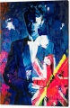 Bild 2 von Motiv David Bowie the Duke Flag blau by Felix von Altersheim