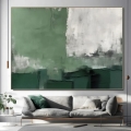 Bild 1 von Minimalismus Abstrakte Kunst - grün Z 01  / (Größe) 140 cm x 100 cm Gallery Print/Acrylglas/Alu Dibond/Fotopapier inkl. Halterungen vormontiert