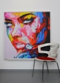 Bild 2 von NIELLY, FRANCOISE. (*1960) -"Key West ", 2020, Sublimation Offsetdruck auf Leinwand.