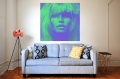 Bild 3 von Motiv Brigitte  Green Purple  by Felix von Altersheim  / (Größe) 40 cm x 40 cm 250 g Fotopapier matt