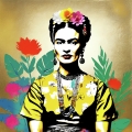 Bild 1 von Hommage Frida Kahlo Gold Edition of 50 by Samuel Richter