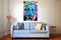 Bild 3 von Albert Einstein Punk Blau by Felix von Altersheim  / (Größe) Du hast einen anderen Wunsch? Schreib uns eine Nachricht! Dein Wandbild erhältlich ab: