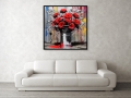 Bild 2 von Premium - Galerie Rahmen -  We need Flower - Red - Street Art