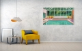 Bild 4 von XXL Leinwände bis 180x100 cm - Glas Pool Bauhaus 01 - Team W 32  / (Größe) 200 cm x 120 cm 3 mm Alu Dibond matt inkl. Halterungen beigelegt