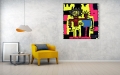 Bild 3 von Motiv Neonexpressionismus - Nr. 17 by ABC Artist  / (Größe) 110 cm x 110 cm 3 mm Alu Dibond inkl. Halteurngen beigelegt