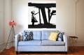 Bild 2 von Motiv Girl with Balloon Abstrakt - Black & White by Felix von Altersheim