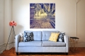 Bild 3 von Bench - by Michael Detter  / (Größe) 130 cm x 130 cm 5 mm Acrylglas weiss kaschiert/inkl. Halterungen beigelegt
