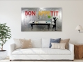 Bild 6 von Bon Appetit - Banksy Hommage Silber Edition by Felix von Altersheim