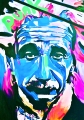 Bild 1 von Albert Einstein Punk Blau by Felix von Altersheim  / (Größe) Du hast einen anderen Wunsch? Schreib uns eine Nachricht! Dein Wandbild erhältlich ab: