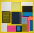 Bild 1 von Geometrie-  Bauhaus - Abstrakt - M45  / (Größe) 110x110 cm 2 cm Leinwand gespiegelt