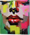 Bild 2 von Red Lips Abstrakt Game Expressive -  by Felix von Altersheim