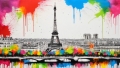 Bild 1 von Hommage Paris Eiffelturm Summer - Splash  by Team W 32