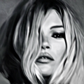 Motiv Kate Moss Blurred Game by Felix von Altersheim