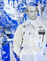 Bild 1 von Motiv  Paul Newman Collage - Blue by Felix von Altersheim