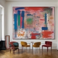 Bild 1 von Premium - XXL Galerie Rahmen - Naive Expressionismus Abstrakt by Felix von Altersheim  / (Größe) 150 cm x 112,5  cm Gallery Print/schwarzen Rahmen fertigt montiert/Schwarz